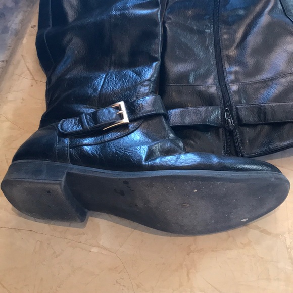 Women’s justfab black boots size 10 - Picture 4 of 8